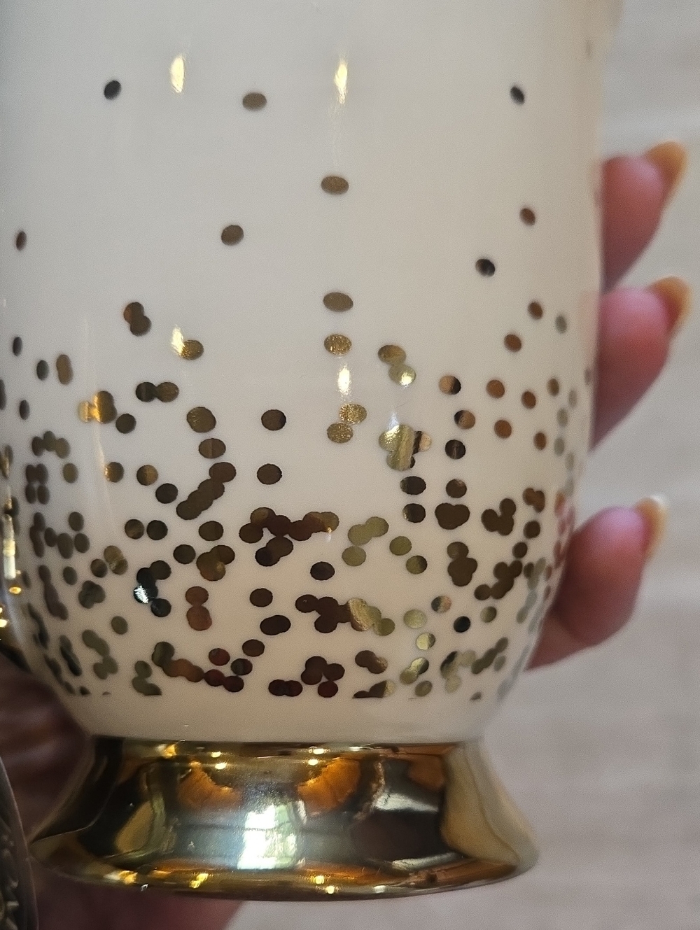 New Bombay Golden Glitter Ceramic Mug - Picture 7 of 8